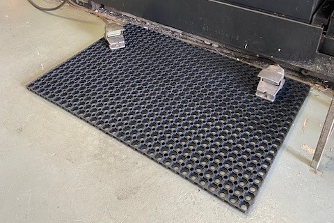 Rubber Mat With Rim Rubber Ringmats | Delta Rubber South Africa